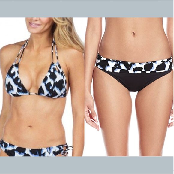 NEW 2PC La Blanca 'The Shadow'‎ Triangle Top + Bikini Bottom [SZ 6 ] - Picture 10 of 10